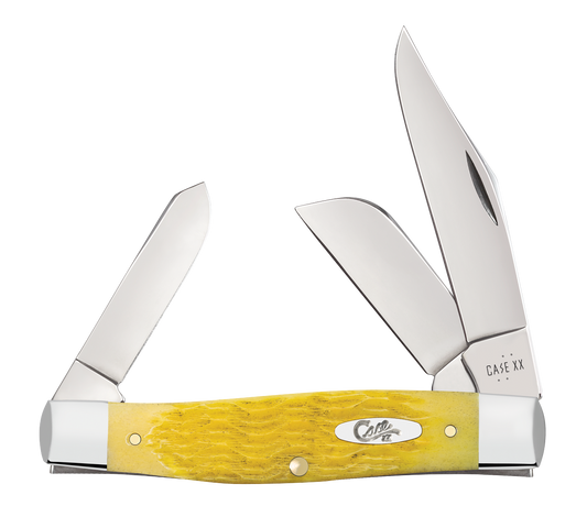 Case Yellow Bone Platts Large Stockman