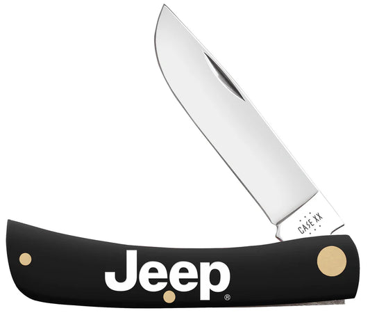Case Jeep® Embellished Smooth Black Synthetic Sod Buster® Jr
