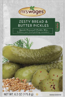 Mrs. Wages® Zesty Bread & Butter Pickles Quick Process® Pickle Mix