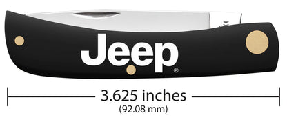 Case Jeep® Embellished Smooth Black Synthetic Sod Buster® Jr
